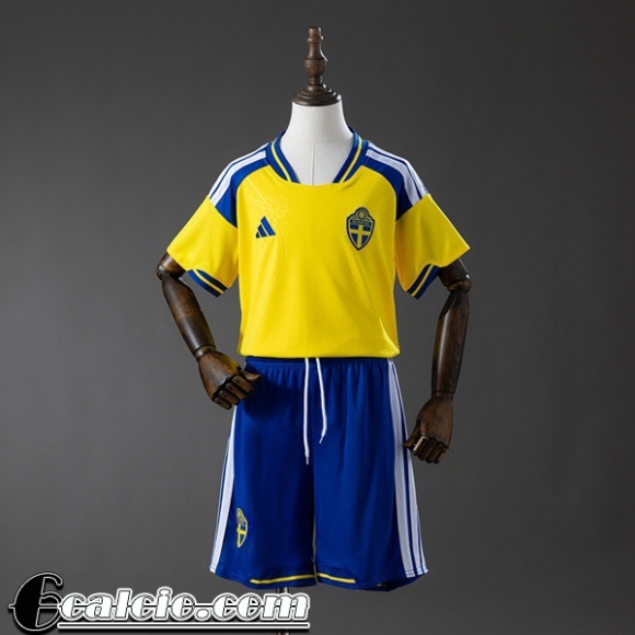 Svezia Maglia Calcio Prima Bambini 2026 Svezia Maglia Calcio Prima Bambini 2026