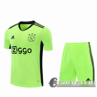 6Calcio: 2020 2021 Ajax Maglie Calcio Portiere verde