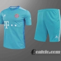 6Calcio: 2020 2021 Bayern Maglie Calcio Portiere blu