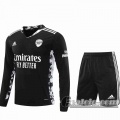 6Calcio: 2020 2021 Arsenal Maglie Calcio Portiere Manica Lunga nero