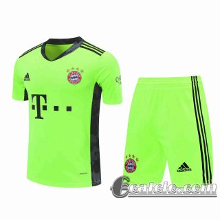 6Calcio: 2020 2021 Bayern Maglie Calcio Portiere verde