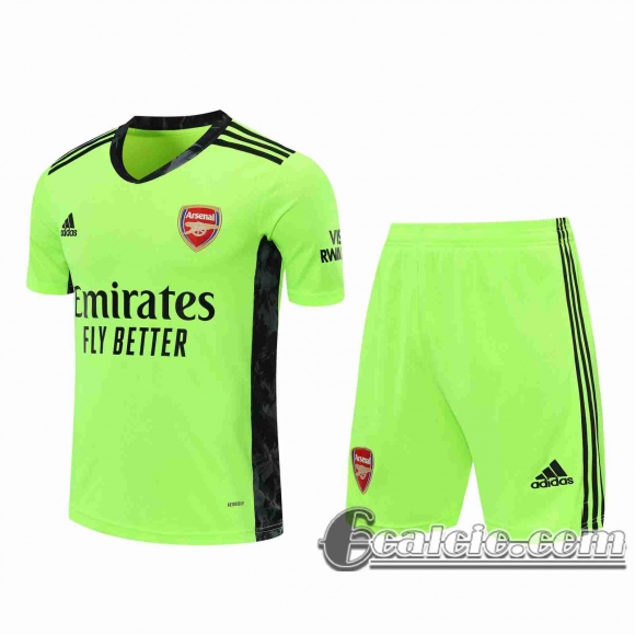 6Calcio: 2020 2021 Arsenal Maglie Calcio Portiere verde