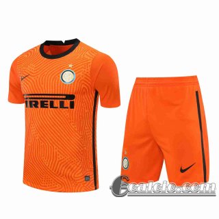 6Calcio: 2020 2021 Inter Milan Maglie Calcio Portiere arancia