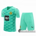 6Calcio: 2020 2021 Dortmund Maglie Calcio Portiere blu verde