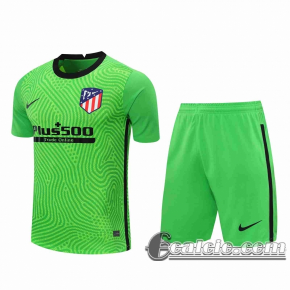 6Calcio: 2020 2021 Atletico Madrid Maglie Calcio Portiere verde