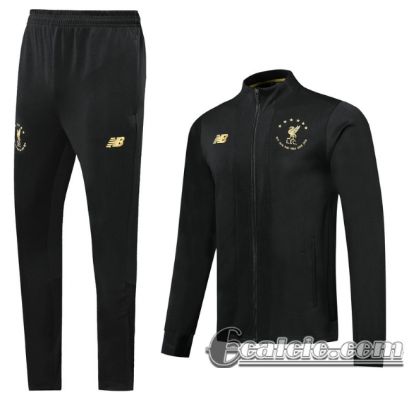 6Calcio: 2020 2021 Liverpool Full-Zip Giacca black Edizione commemorativa J06