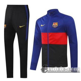 6Calcio: 2020 2021 Barcellona Full-Zip Giacca Royal blue/red/black J154