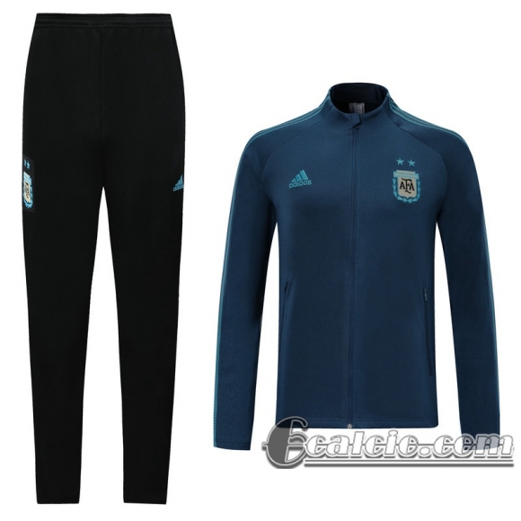 6Calcio: 2020 2021 Argentina Full-Zip Giacca Dark blue Fettuccia J17