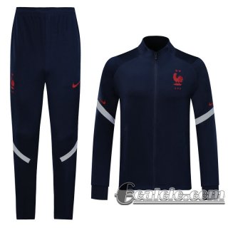 6Calcio: 2020 2021 Francia Full-Zip Giacca black Formazione J19