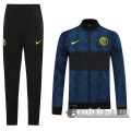 6Calcio: 2020 2021 Inter Milan Full-Zip Giacca Dark blue spots edizione speciale J35