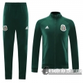 6Calcio: 2020 2021 Messico Full-Zip Giacca green Fettuccia J75