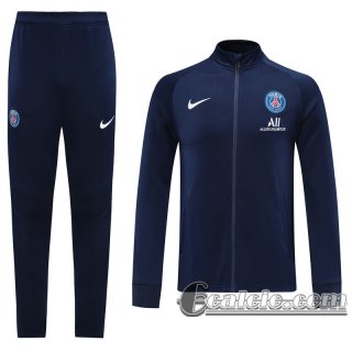 6Calcio: 2020 2021 PSG Full-Zip Giacca Dark blue Formazione J76