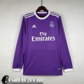 Retro Maglia Calcio Real Madrid Seconda Uomo Manga Larga 16 17 FG386