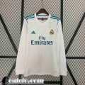 Retro Maglia Calcio Real Madrid Prima Uomo Manga Larga 17 18 FG391