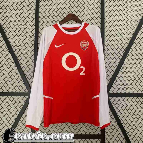 Retro Maglia Calcio Arsenal Prima Uomo Manga Larga 02 04 FG392