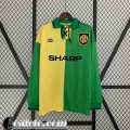 Retro Maglia Calcio Manchester United Terza Uomo Manga Larga 92 94 FG402