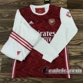 6Calcio: 2020 2021 Arsenal Prima Maglie Calcio Manica Lunga