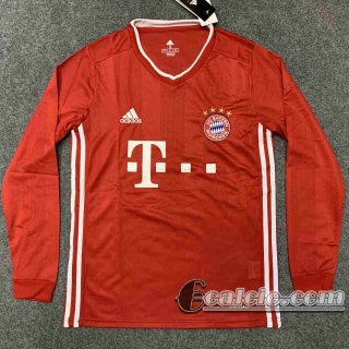 6Calcio: 2020 2021 Bayern Prima Maglie Calcio Manica Lunga