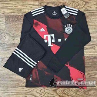 6Calcio: 2020 2021 Bayern Terza Maglie Calcio Manica Lunga