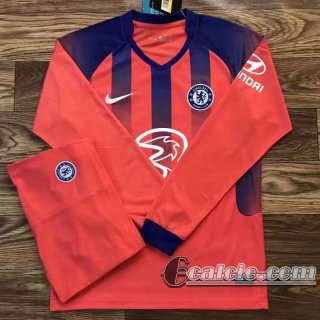 6Calcio: 2020 2021 Chelsea Terza Maglie Calcio Manica Lunga