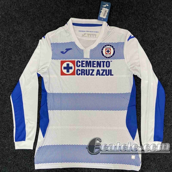 6Calcio: 2020 2021 Cruz Azul Seconda Maglia Calcio Manica Lunga