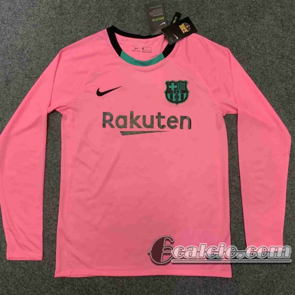 6Calcio: 2020 2021 Barcellona Terza Maglie Calcio Manica Lunga