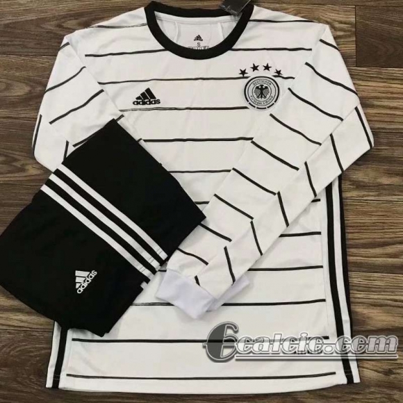 6Calcio: 2020 2021 Germany Prima Maglie Calcio Manica Lunga