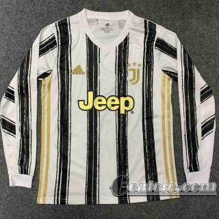 6Calcio: 2020 2021 Juventus Prima Maglie Calcio Manica Lunga