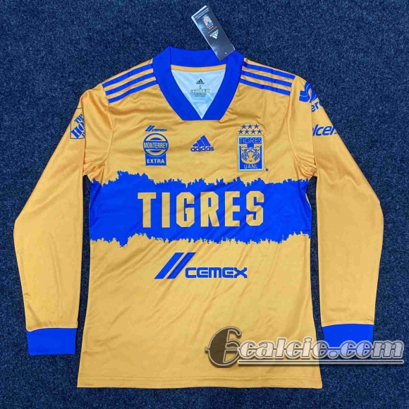 6Calcio: 2020 2021 Tigers Prima Maglie Calcio Manica Lunga