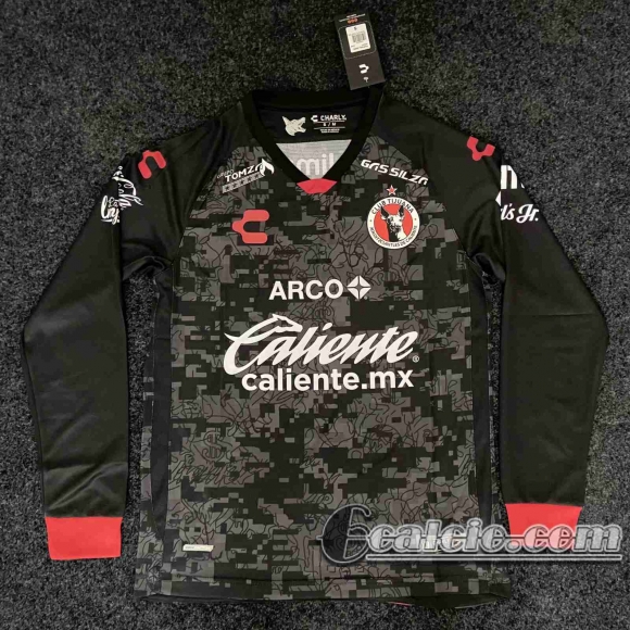 6Calcio: 2020 2021 Tijuana Prima Maglie Calcio Manica Lunga