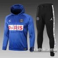 6Calcio: 2020 2021 PSG Felpa Cappuccio blu S12