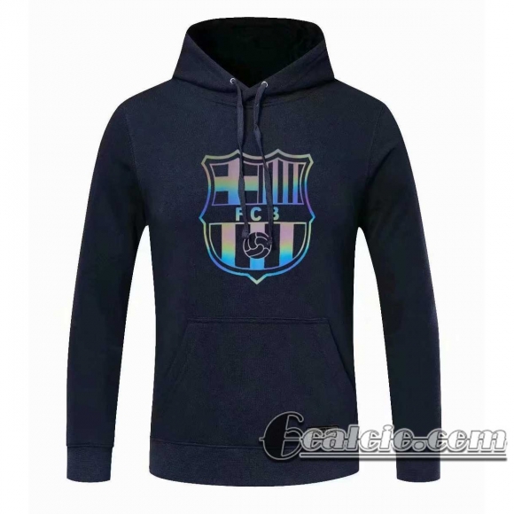 6Calcio: 2020 2021 Barcellona Felpa Cappuccio nero S15