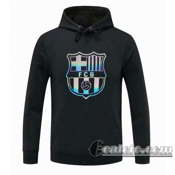 6Calcio: 2020 2021 Barcellona Felpa Cappuccio nero S18