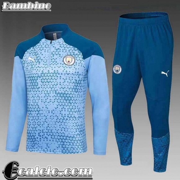 KIT: Tute Calcio Manchester City Bambini 2023 2024 C111