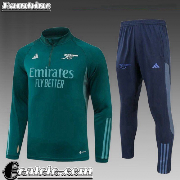 KIT: Tute Calcio Arsenal Bambini 2023 2024 C143