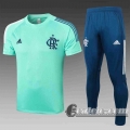 6Calcio: 2020 2021 Flamengo Magliette Tuta Calcio Azzurro azzurro T02