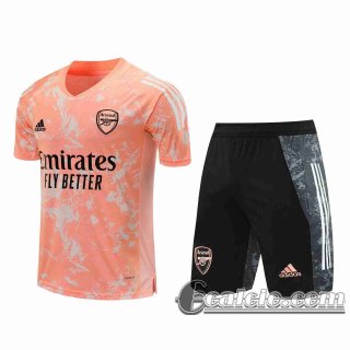 6Calcio: 2020 2021 Arsenal Magliette Tuta Calcio arancia T101