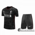 6Calcio: 2020 2021 Liverpool Magliette Tuta Calcio nero T115