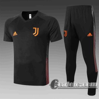 6Calcio: 2020 2021 Juventus Magliette Tuta Calcio nero T50