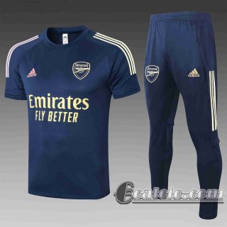 6Calcio: 2020 2021 Arsenal Magliette Tuta Calcio Blu scuro T64