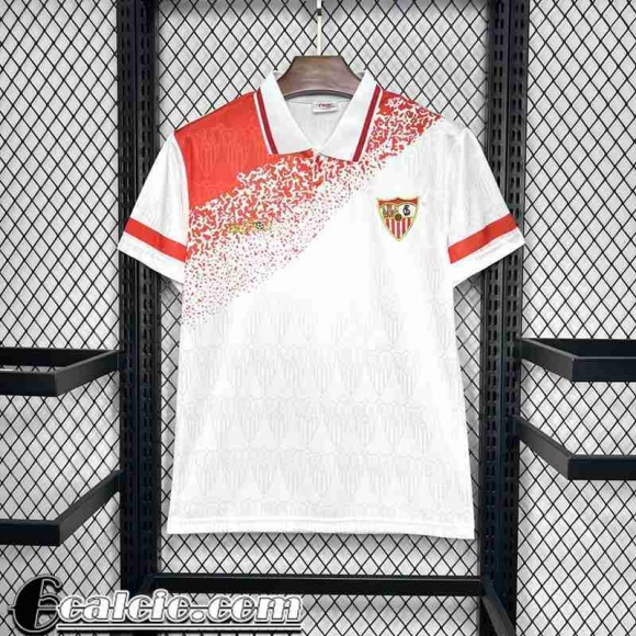 Sevilla Retro Maglia Calcio Prima Uomo 1993 94 FG574