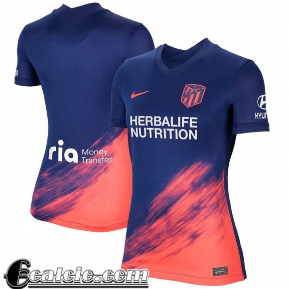 Maglia Calcio Atletico Madrid Seconda Donna 2021 2022