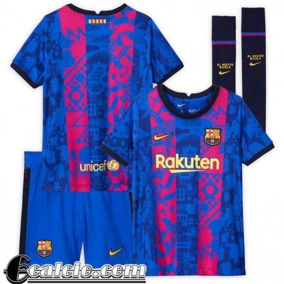 Maglia Calcio Barcellona Terza Bambino 2021 2022