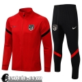 Full-Zip Giacca Atletico Madrid Uomo rosso 2021 2022 JK145