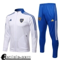 Full-Zip Giacca Boca Juniors Uomo bianca 2021 2022 JK156