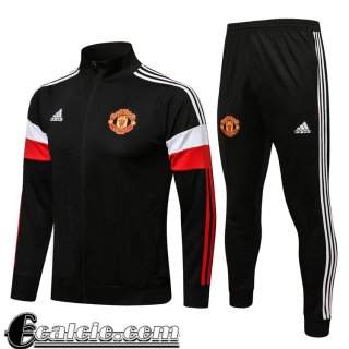 Full-Zip Giacca Manchester United Uomo Nero 2021 2022 JK158