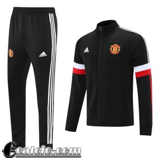 Full-Zip Giacca Manchester United Uomo Nero 2021 2022 JK159