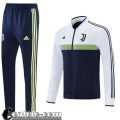 Full-Zip Giacca Juventus Uomo Bianco-blu scuro 2021 2022 JK172