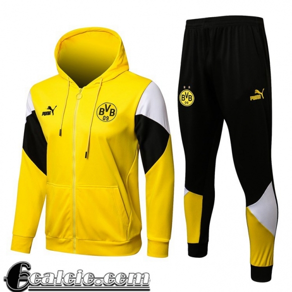 Cappuccio Hoodie Giacca Dortmund Uomo giallo 2021 2022 JK180