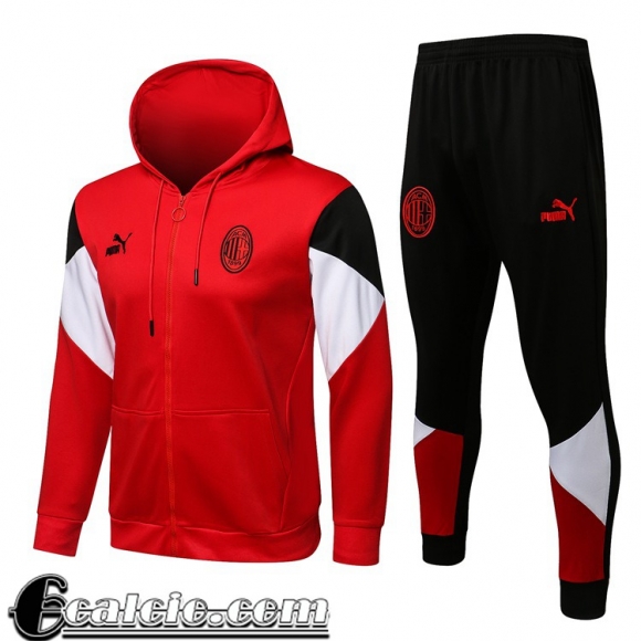 Cappuccio Hoodie Giacca AC Milan Uomo rosso 2021 2022 JK182